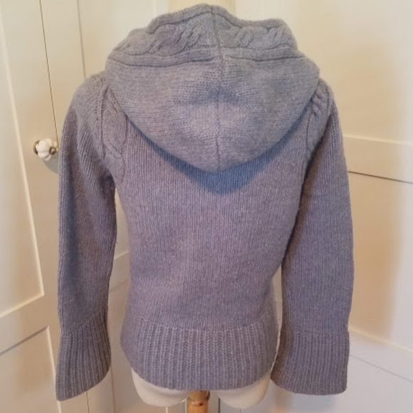 J. Crew Wool Hooded cardigan (PXS) - Picture 3 of 7